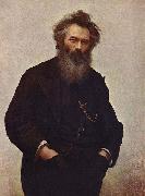Ivan Shishkin Portrait of Ivan Shishkin by Ivan Kramskoy, Sweden oil painting artist